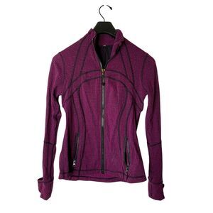 Lululemon Define jacket Teeny Tooth Deep Fuchsia women's size 8